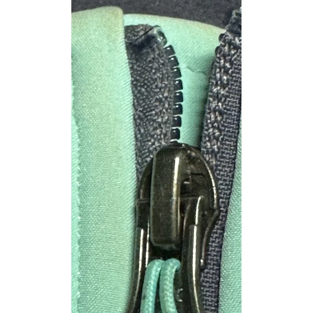 The North‎ Face Womens Small Aqua Soft Shell Full Zip Jacket Coat
